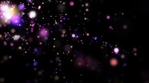 4k Colorful Particles Explosion. Motion Background. Colorful glitter particles Stock Footage 304221049