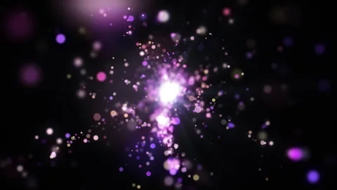 4k Colorful Particles Explosion. Motion Background. Colorful glitter particles Stock Footage 304221121