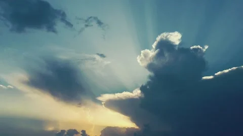 4K Colorful Sunray in Motion Stock Footage 50222802