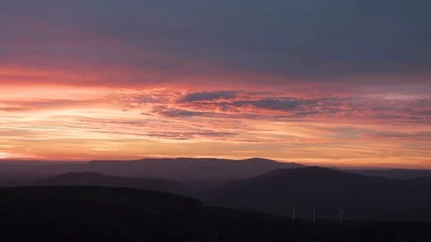 4K Colorful sunset Stock Footage 119118450