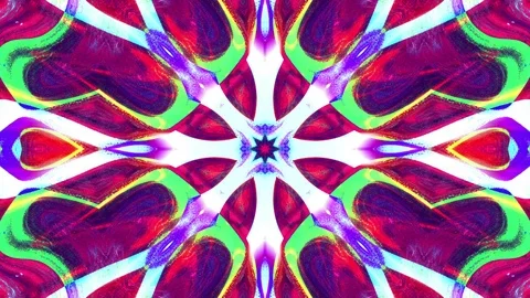 4K Colourful Animated Patterned Texture Video stock 107720179