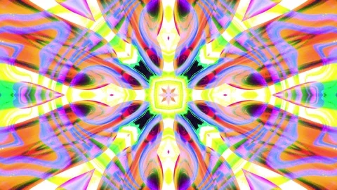 4K Colourful Animated Patterned Texture Video stock 107720196