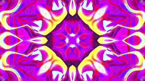 4K Colourful Animated Patterned Texture Stockbeeldmateriaal 107720268