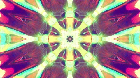 4K Colourful Animated Patterned Texture Видео 107720269