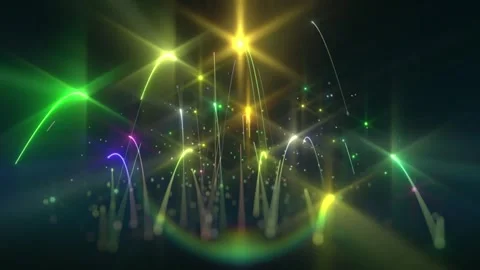 4k Colourful Jumping Particles Animation Background Stock Footage 328467963