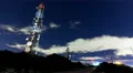4K communication tower site at night with stars timelapse 4k or 4k+ Resolution