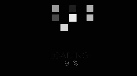 4K Computer Loading Sign Animation 4 Stock Footage 67349227