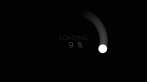 4K Computer Loading Sign Animation 7 Stock Footage 67349239