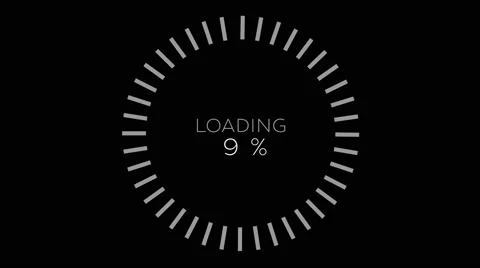 4K Computer Loading Sign Animation 15 Stock Footage 67349258