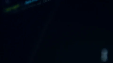 4K. Computer Security concept. Hackers Data code scrolling on computer screen Stock Footage 75643689