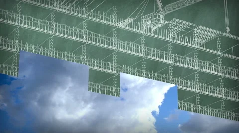 4K Concept of a building area at school board Video stock 40879570
