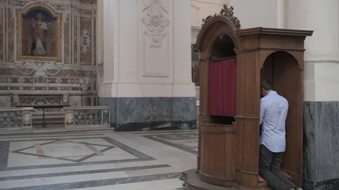 4k confessional Stock Footage 90983879