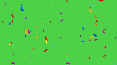 4K Confetti. With Alpha Luma Matte Channel. Happy New Year, Celebration.celebrat Stock Footage 310289613