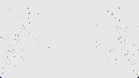 4K Confetti on a green background Stock Footage 148169331