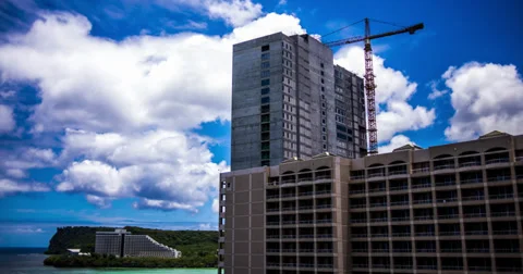 4k Construction Crane Time Lapse Stock Footage 31706240