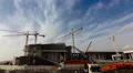 4K construction site workers timelapse cranes and machinery 4k or 4k+ Resolution