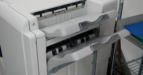 4K Copy Machine Printer Stock Footage 99064696