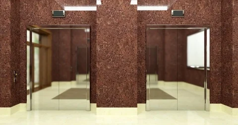 4k. Corner office without people. chromakey. Stock Footage 73132827