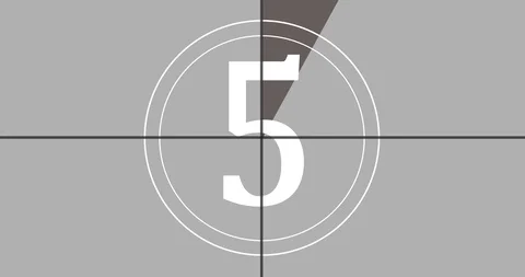 4K Countdown Animation Stock Footage 111449088