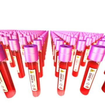 4K COVID 19 outbreak Test Coronavirus animation .2019 ncov background. virus Stock Illustration