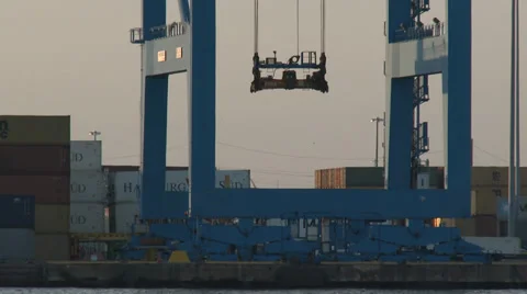 4K Crane Base Stock Footage 33624717