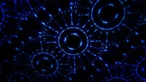 4k creative neon round lines design texture pattern abstract wallpaper Stock Footage 263150248