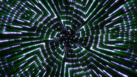 4k creative neon round lines design texture pattern abstract wallpaper Stock Footage 263150253