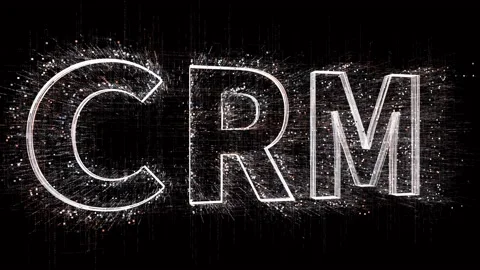 4k CRM word,Robotic Process Automation Matrix binary computer code text. Vidéo 163396160