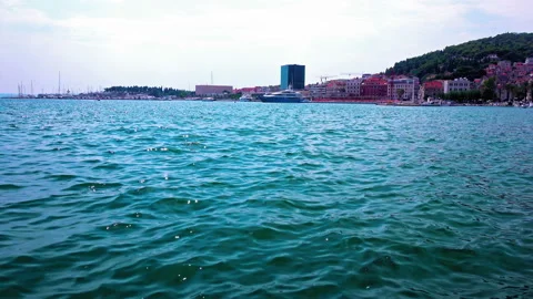 4K Croatia Split Boat Harbor 库存影片 95268773