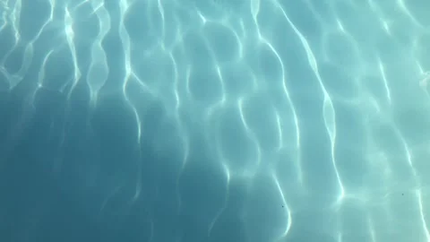 4K Crystal Blue Water Reflections and Caustic Light Background Stock Footage 336970357
