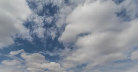 4K Cumulus Clouds Timelapse looking north Stock Footage 65237357