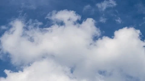 4K Cumulus cloudscape timelapse Stock Footage