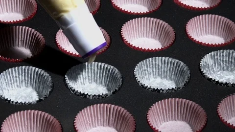 4k Cupcakes 1 Stock Footage 77259413