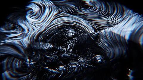4K Curly 4v effect duotone 動画素材 122892906
