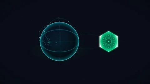 4K Cyber Security Global Threat Defense and Firewall Network Loop 스톡 동영상 344288493