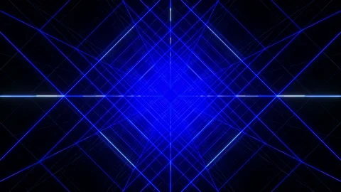 4k Cyberlines Vj Loop Video stock 124499089