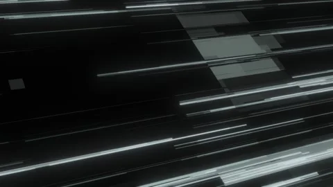 4K Cyberpunk Pixel Glitch Loop Silver Distortion Background Stock Footage 347604390