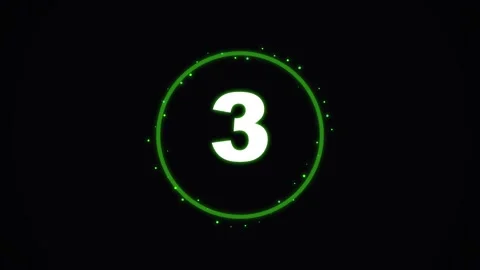 4K Cyberpunk Red Countdown Particle Explosion Motion Video Background Loop Stock Footage 340376069