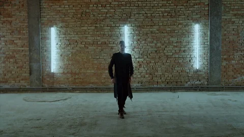 4K The dancer shows the pas to the camera Stock-Footage 102853034