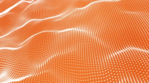 4k Dancing orange blobs and orbs, stylish eye catching motion background Stock Footage 48207727