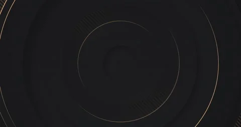 4k dark abstract luxury background with circles radio waves. Video stock 236222855