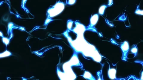 4K Dark Blue Glowing Liquid Energy Background Loop 1 Stock Footage 45461135