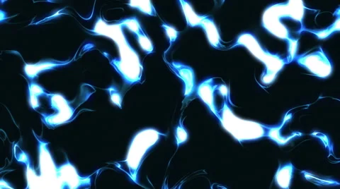 4K Dark Blue Glowing Liquid Energy Background Loop 2 Stock Footage 45470451