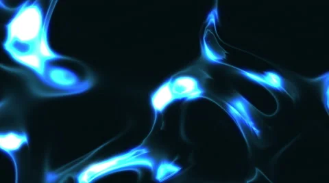 4K Dark Blue Glowing Liquid Energy Background Loop Close 3 Video stock 45498913