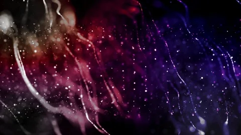4k Dark red and purple motion background - floating blurred strays and stars Stock Footage 77602575