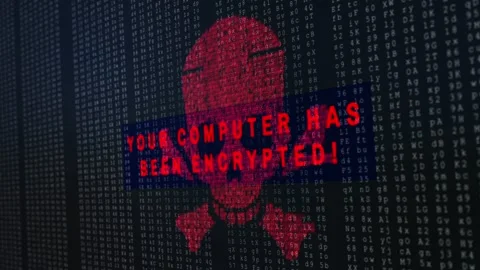 4K Dark space internet security, program code security interface Loop Animation. Stock Footage 180283549