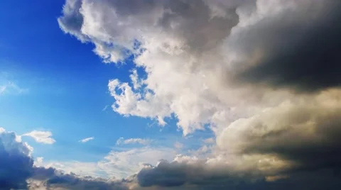 4K Dark Storm Clouds Motion Background Stock Footage 50382955
