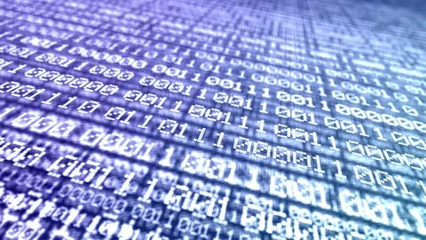 4K Data Digital Binary Code 3 Видео 106924150