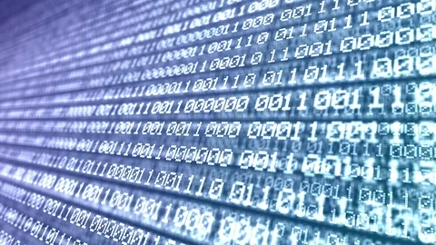 4K Data Digital Binary Code 4 Video stock 106924151