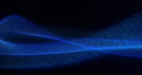 4K Data Stream Animation – Futuristic Visual with Dynamic Flow Stock Footage 309255134